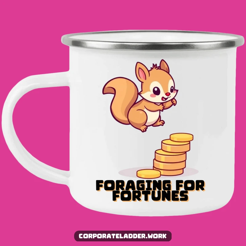 Funny Squirrel Camp Mug: Determined Climber, Perfect Funny Gift Adventures