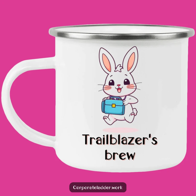 Funny Bunny Briefcase Camping Mug - Adventure Fuel, Great Funny Gift