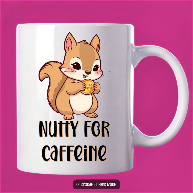 Funny Squirrel Coin Mug - Hoard Your Laughs, Perfect Gift for Savers