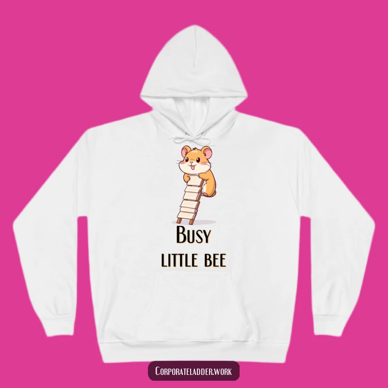 Funny Hamster Focus Hoodie: Diligent Climber, Perfect Funny Gift for Students