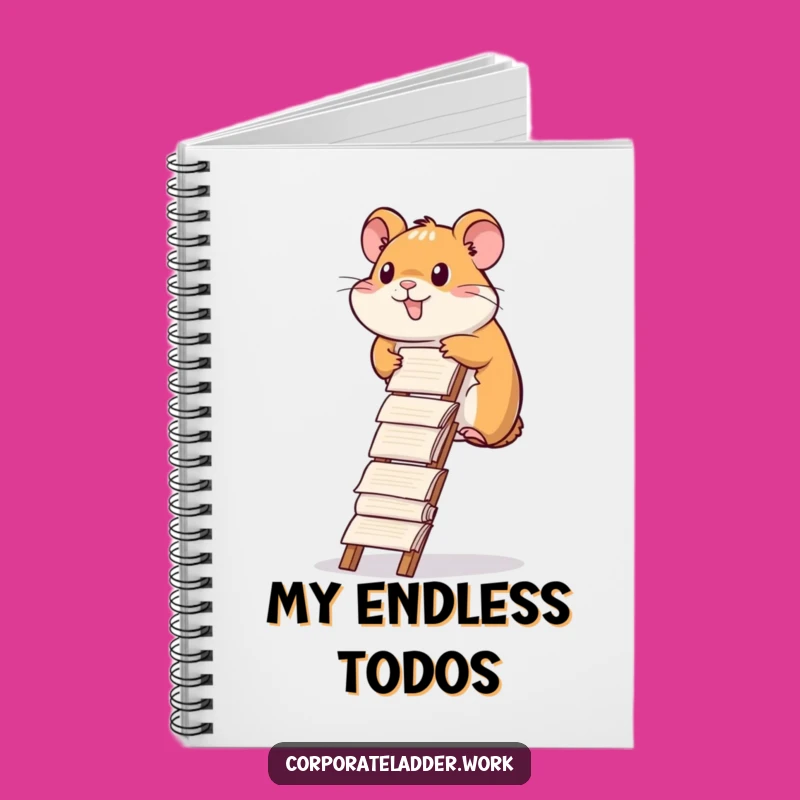 Funny Hamster Planner Notebook: Diligent Climber, Perfect Funny Gift for Notes