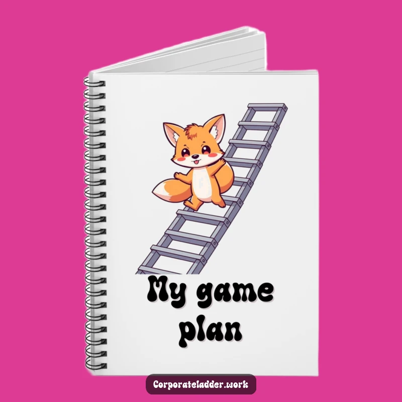 Funny Fox Planner Notebook: Playful Climber, Perfect Funny Gift for Ideas