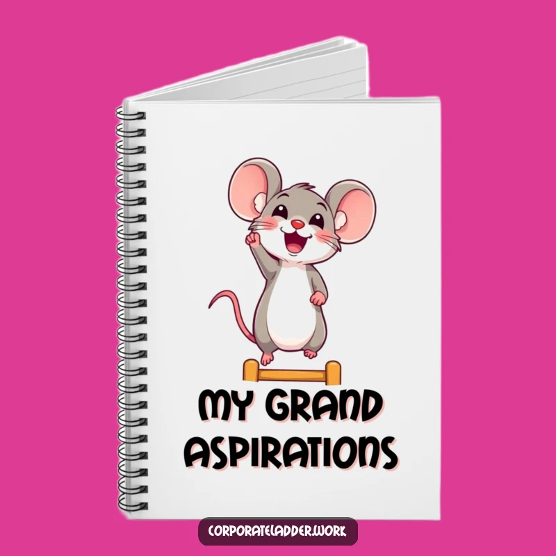 Funny Mouse Idea Notebook: Cheerful Climber, Perfect Funny Gift for Notes